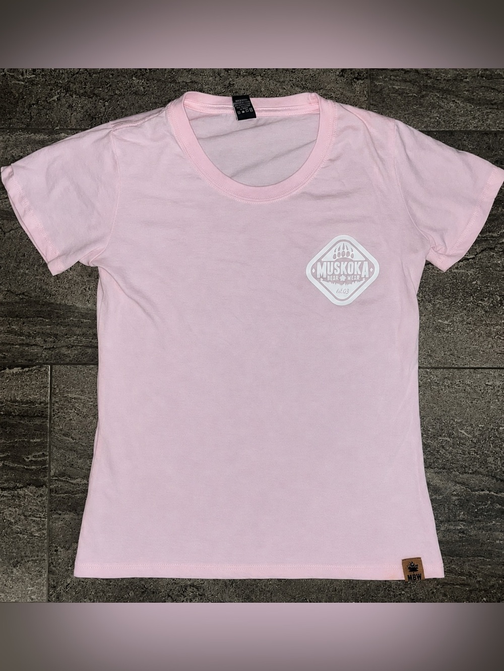 LADIES MUSKOKA BEAR WEAR T-SHIRT (ORGANIC COTTON)